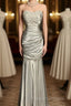 Classy Mermaid Sweetheart Lace Ivory Long Prom Gowns Prom Dresses