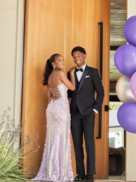 Classy Mermaid Sweetheart Lilac Sequin Slit Long Prom Dresses Prom Dress