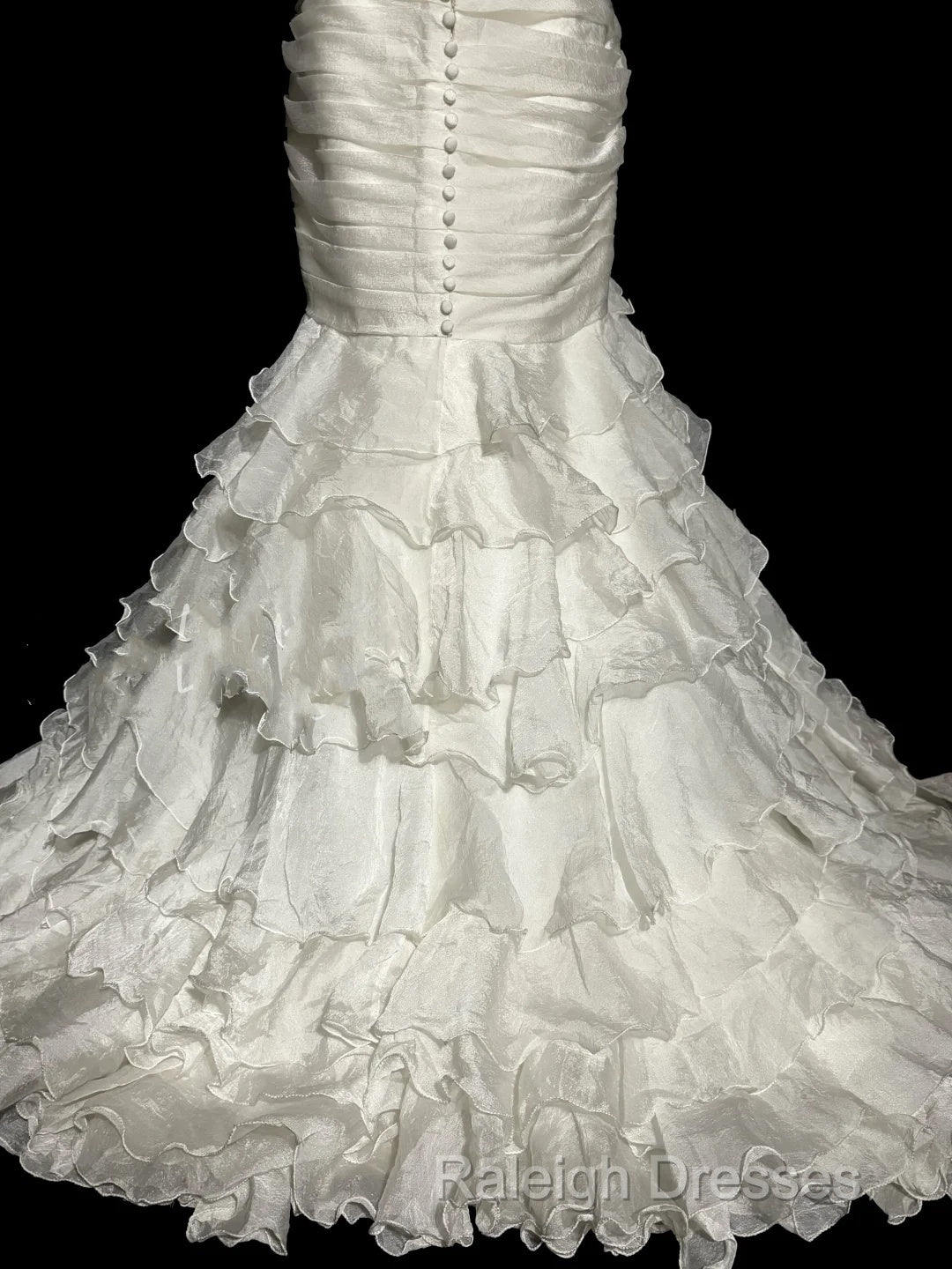 Classy Mermaid Sweetheart Tulle Ivory Long Wedding Dresses Bridal Dress