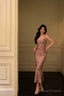 Classy Sheath Spaghetti Straps Lilac Prom Dresses Birthday Outfits Evening Gown