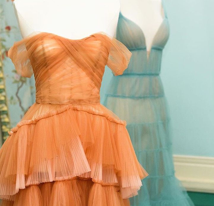 A-Line Princess Sweetheart Long Prom Dress, Evening Dress