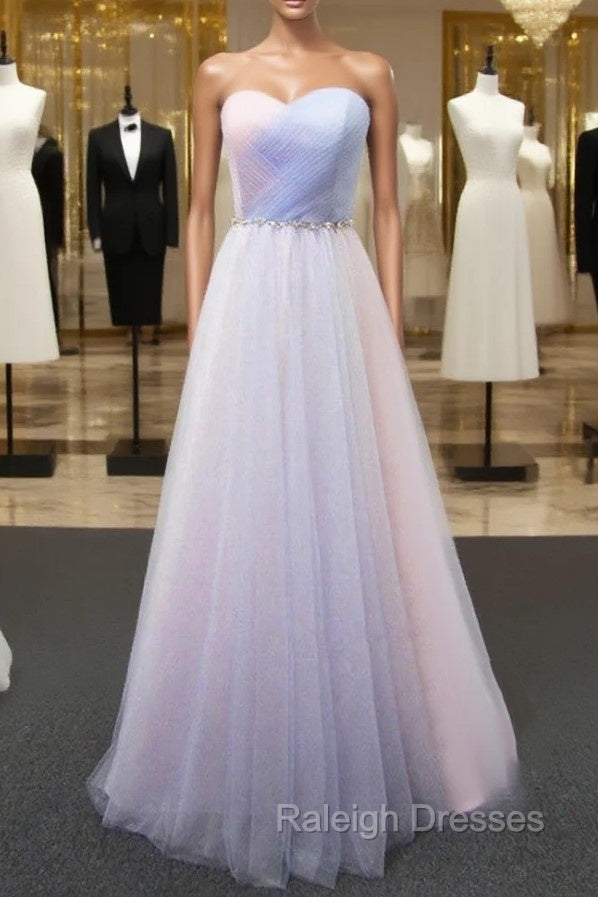 Colorful Tulle Pleats Sweetheart Bridesmaid Dress Main image