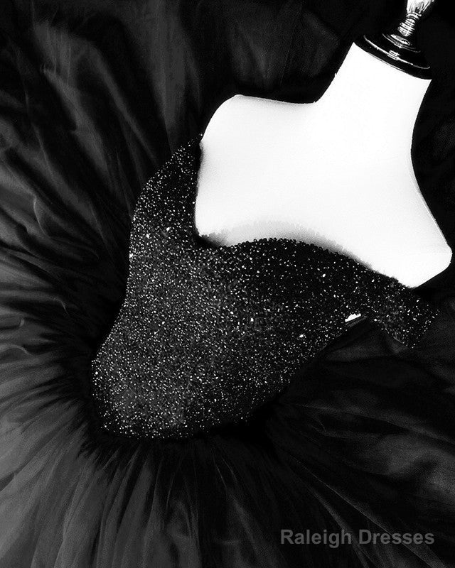 Corset Black Wedding Dresses Tulle Ball Gown Off The Shoulder Main image