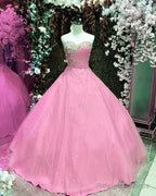 Crystal Beaded Sweetheart Quinceanera Dresses Ball Gown