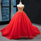 Crystals Sequined Navy Blue Quinceanera Dresses Ball Gown Wedding Dresses