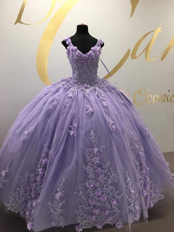 Custom Made Tulle Lace Prom Dresses Long Prom Dresses Main image