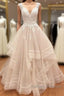 Custom Made Tulle Lace Long Prom Gown, Lace Evning Dress