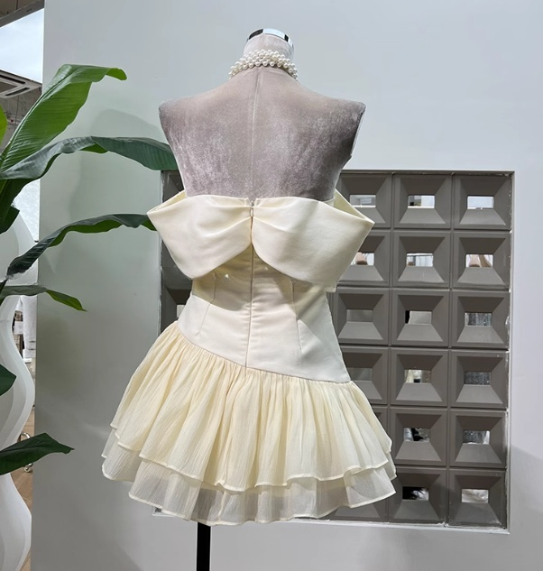 Cute A-Line Off The Shoulder White Chiffon Summer Homecoming Dresses Hoco Dresses Mini 16Th Birthday Outfit Cocktail Dress