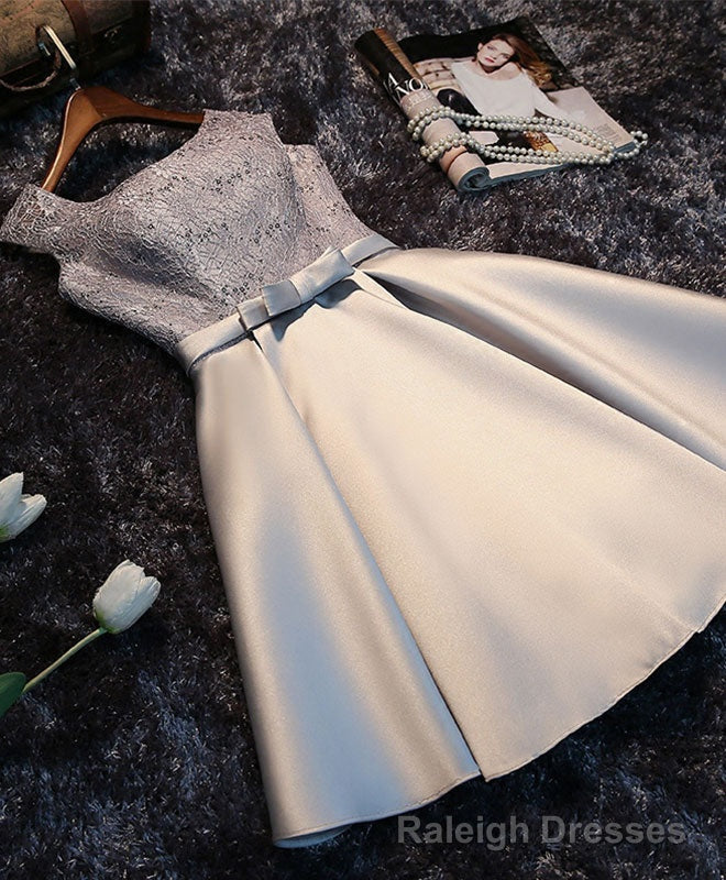 Cute Lace Sequins Short Prom Dress, Homecoming Dress