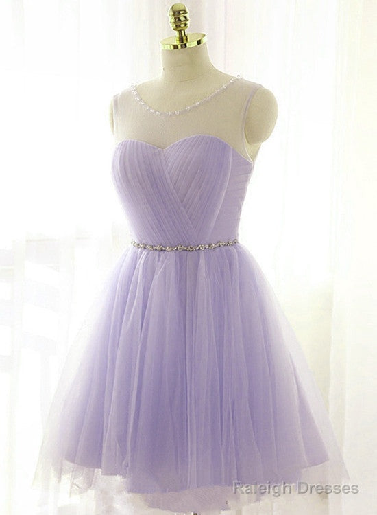 Cute Lavender Homecoming Dresses With Belt Lovely Short Prom Dresses