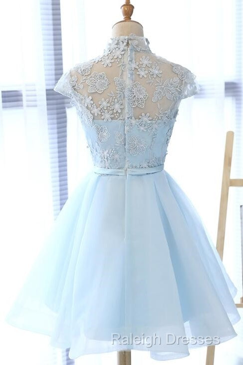 Cute Light Blue Homecoming Dress For Sale, Lovely Tulle Formal Dresses, Party Dress
