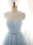 Cute Light Blue Homecoming Dresses With Belt Lovely Short Prom Dresses