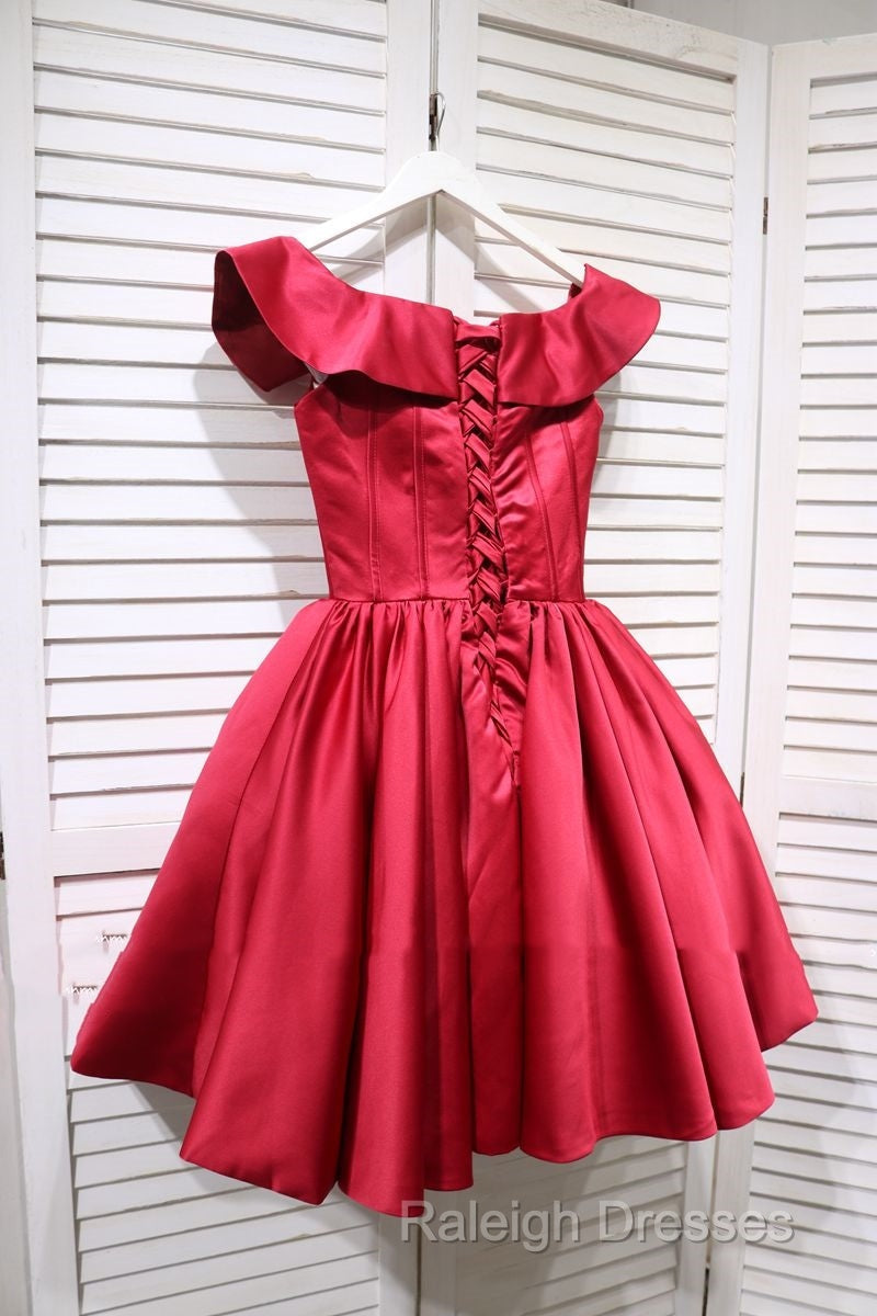 Cute Off The Shoulder Homecoming Dress Secondary image