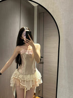 Cute Princess Bandeau Fishbone Mini 17 Years Old Homecoming Dress