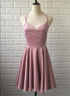 Cute Straps Short Prom Dress Homecoming Dresses Lovely Teen Dresses