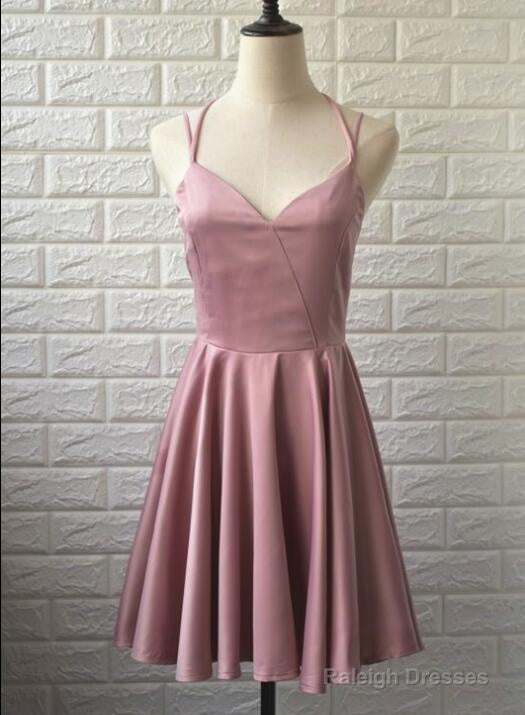 Cute Straps Short Prom Dress Homecoming Dresses Lovely Teen Dresses