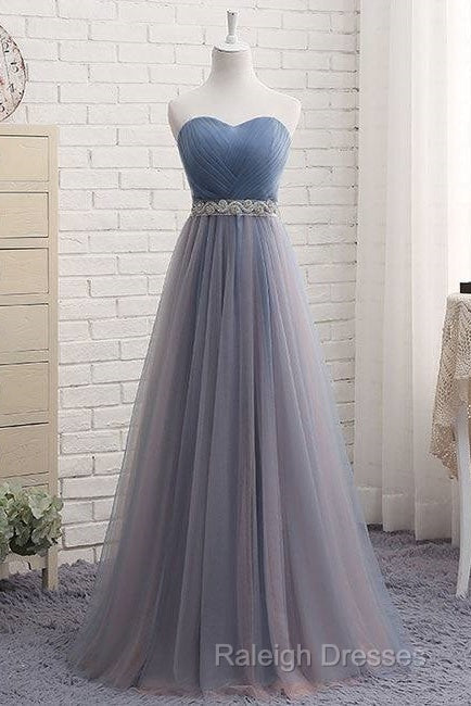 Cute Sweetheart Neck Tulle Prom Dress, Tulle Bridesmaid Dress Secondary image