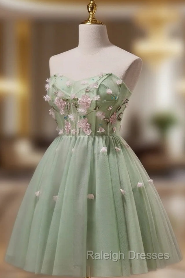 Cute Sweetheart Tulle Short Prom Dresses Cute Homecoming Dresses Prom Dresses