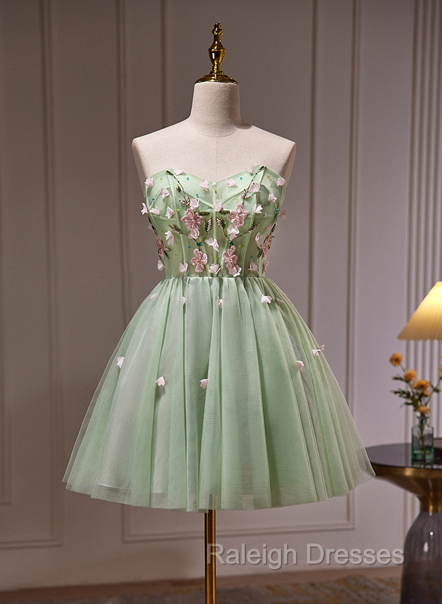 Cute Sweetheart Tulle Short Prom Dresses Cute Homecoming Dresses Prom Dresses Secondary image