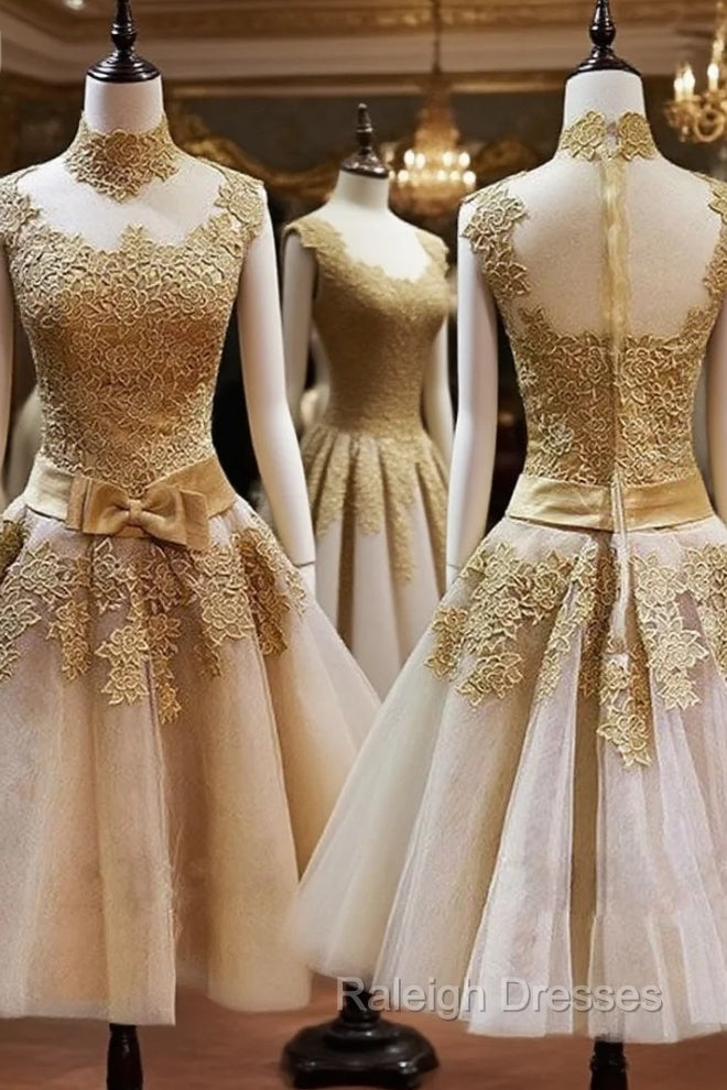 Cute Tulle Lace Applique Short Prom Dress, Homecoming Dress Main image