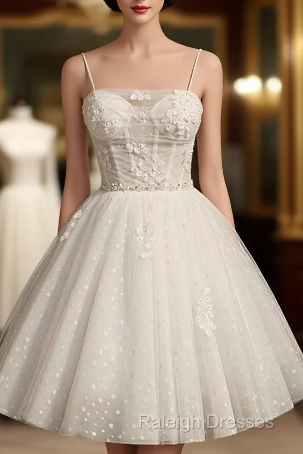 Cute Tulle Short A Line Dress Party Dress Homecoming Dress