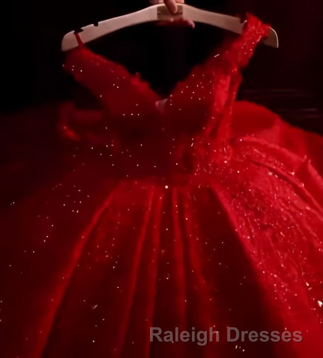 Dark Green Off the Shoulder Ball Gown Sequined Quinceanera Dress Secondary image