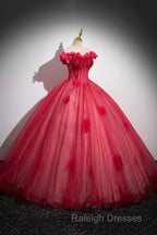 Dark Red Beading Prom Dresses With Corset Off The Shoulder Short Sleeve Floor-Length Prom Dresses