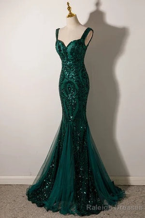 Sequin Evening Dresses Trumpet Mermaid Floor-Length Formal Party Gown for Women Secondary image
