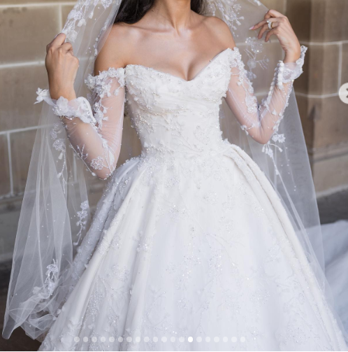 Dreamy Wedding Dresses Ball Gowns Off The Shoulder Lace Wedding Dress Bridal Gown