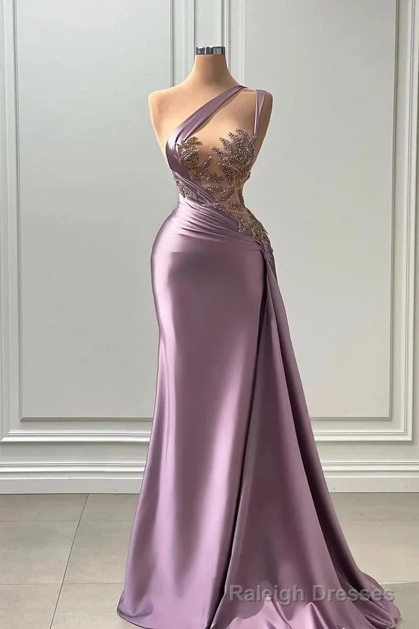 Long Prom Dress Sleeveless Strapless with Pleated Beadings Main image