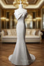 Elegance White Mermaid Off the Shoulder Wedding Dress