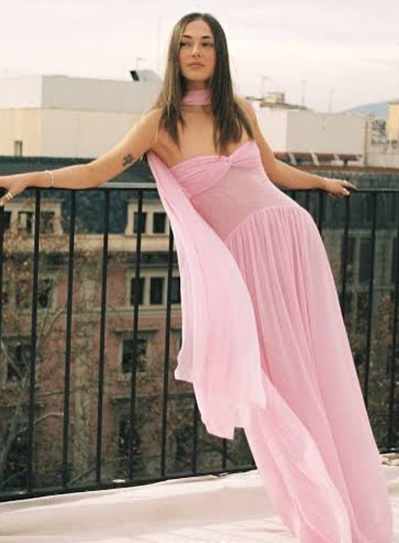 Elegant A-Line Sweetheart Pink Chiffon Prom Dress Long Prom Dresses Summer 20Th Birthday Outfits 18Th Birthday Dress