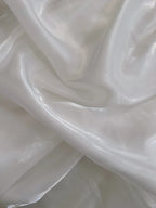 Elegant And Simple White Bud Square Neck Suspender Satin Formal Prom Dress Bridesmaid Dress