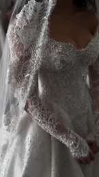 Elegant Bridal Dresses Ball Gowns Off The Shoulder White Lace Wedding Dress Minimalist Bridal Gown