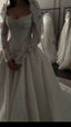 Elegant Bridal Dresses Ball Gowns Off The Shoulder White Lace Wedding Dress Minimalist Bridal Gown