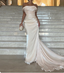 Elegant Champagne Mermaid Train Off-The-Shoulder Ruffled Satin Formal Prom Dress