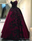 Elegant Prom Dress Lace Appliques Ball Gowns Prom Dresseses