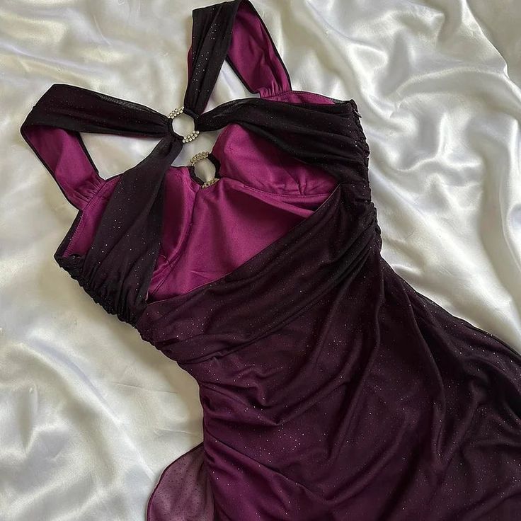 Affordable Dress Under $160||Elegant Gradient Navy Blue Sheath Spaghetti Straps Sparkling Chiffon Prom Dresses For Prom