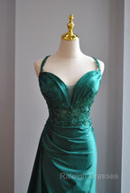 Elegant Green Sweetheart Neck Mermaid Long Prom Dress Gorgeous Formal Prom Dress