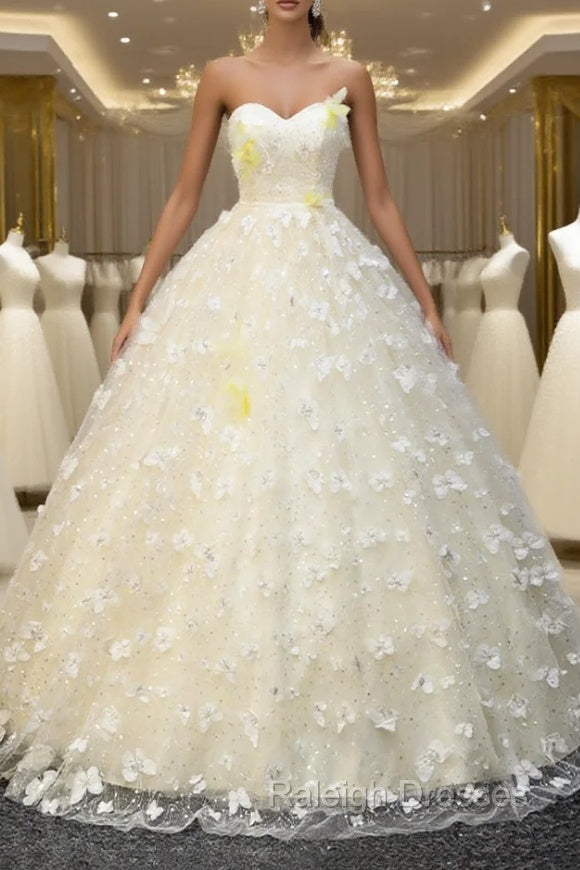 Elegant Halter Neckline Tulle Floor Length Prom Dress, Yellow A-Line Evening Formal Dress Main image