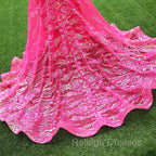 Elegant Hot Pink Mermaid Prom Dresses Sequin Evening Party Dress Pageant Dresses for Women