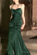 Elegant Mermaid Straps Satin