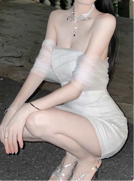 Elegant One-Shoulder Design Hip-Hugging 19Th Birthday Homecoming Dress Secondary image