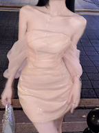 Elegant One-Shoulder Design Hip-Hugging 19Th Birthday Homecoming Dress