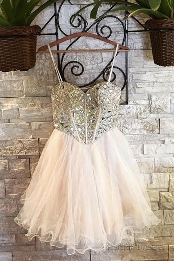 Elegant Organza Ruffles Homecoming Dress Short Prom Dress Main image