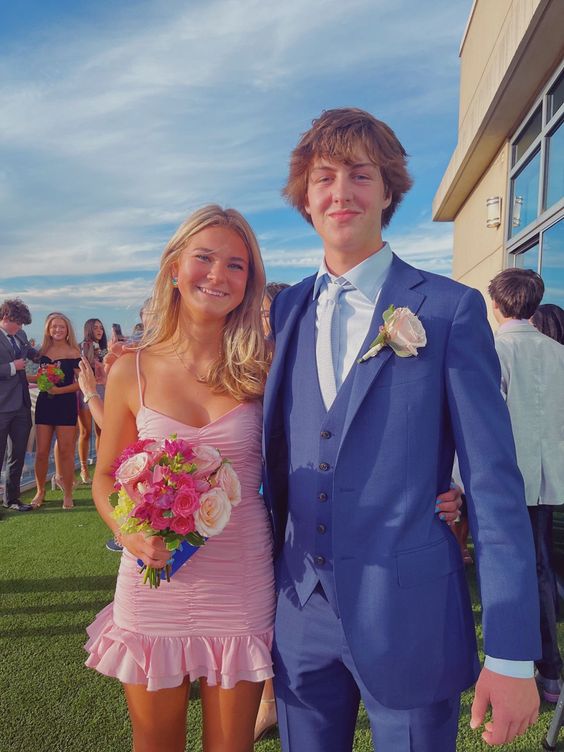 Elegant Pink Short Prom Dress Short Prom Dresses Homecoming Dresses Main image