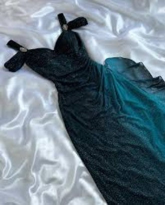 Affordable Prom Dress Under $160’œElegant Purple Glitter Ruffled Chiffon Prom Dress