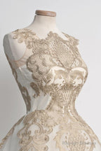 Elegant White Homecoming Dresses Knee-Length With Lace