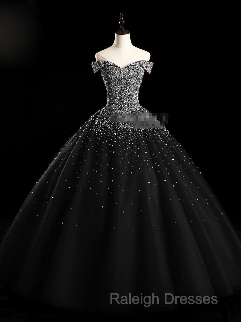 Emerald Green Sequin Prom Dress Beaded Quinceanera Dress Sweet 16 Dress