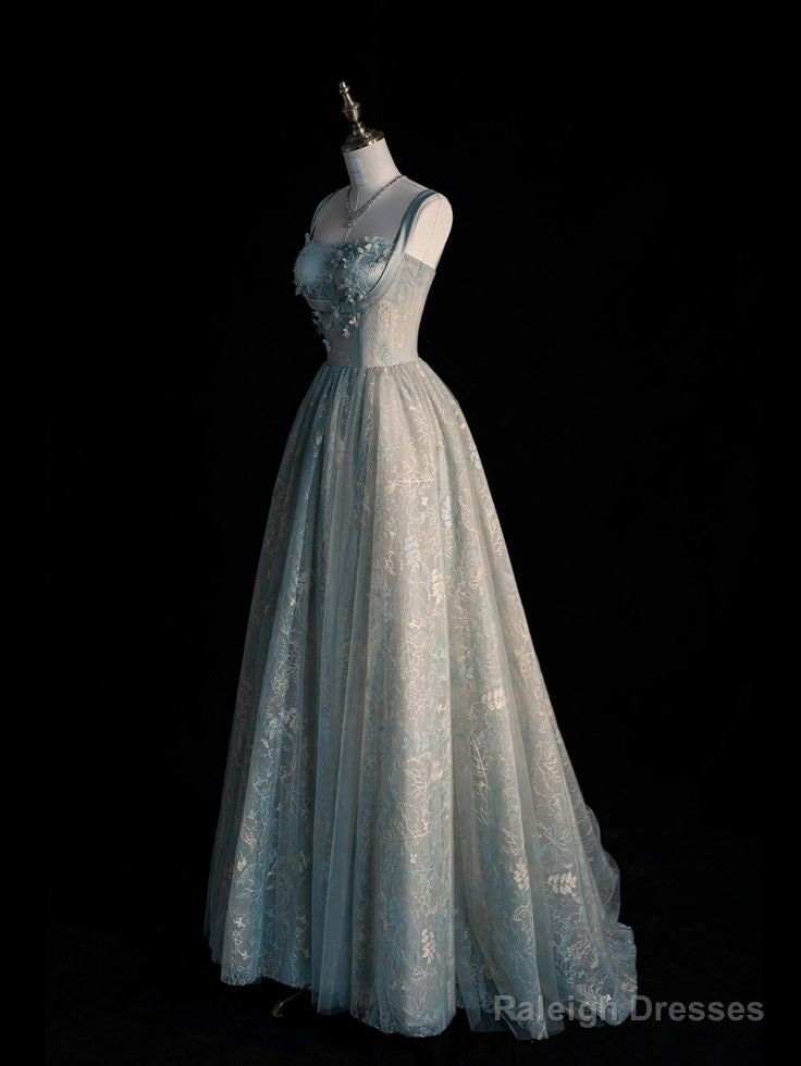 Enchanted Satin&Tulle A-Line Ballgown For Party &Birthdayappliqus& Embroidery For Quinceaera &Prom Nights